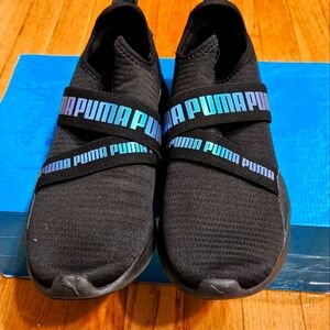 Puma slipon sneakers black/chrome logo